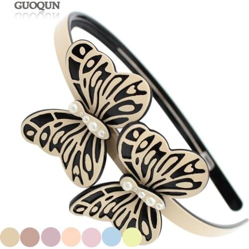 2pcs Retro Hair Accessory for Women Lady Pearl Hair Jewelry Ornament Tiara - Hair Band Headband for Lady Ponytail Holders Wear