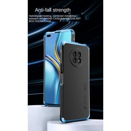 Armor Metal Phone Case For Honor X20 X10 V40 V30 30 50 Pro Rubber Shockproof Aluminum Bumper Cover For Honor X20 Fundas Coques