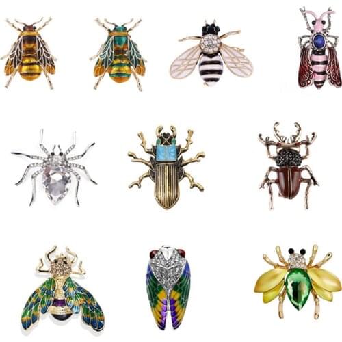 Insect Bumble Bee Brooch For Women Kids Girls Bee Jewelry Color Yellow Green Enamel Brooches Jewelry Bumble Bee