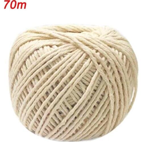 Household Cotton Zongzi Thread Cooking Tools Butchers Twine Turkey Barbecue Cotton Strings Meat 70 Prep Wrapped Trussing M N4O3