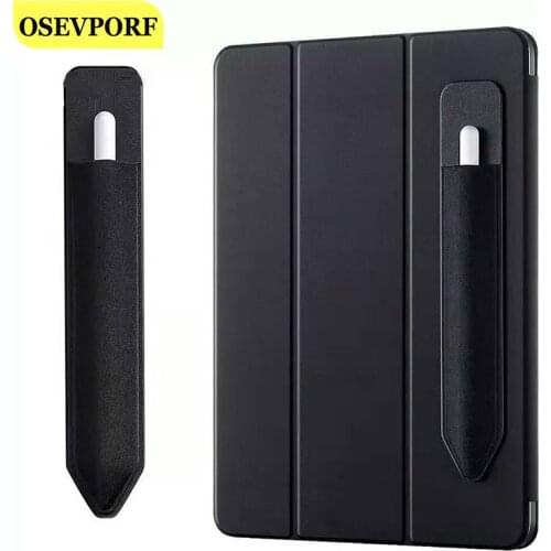 Capacitive Pen Case 3M Sticker Elastic Handcrafted Pen Bag Storage Sleeve Stylus Pens Pouch Pencil Case School Office Stationery