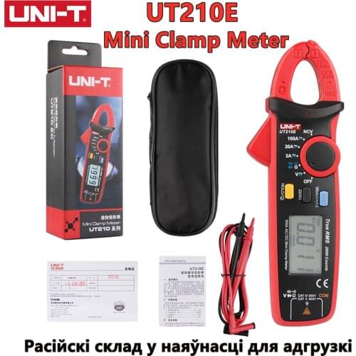 UNI-T UT210E Digital Clamp True RMS NCV VFC Low Pass Filter Auto range 2~3 times/s Sampling Rate LCD Backlight