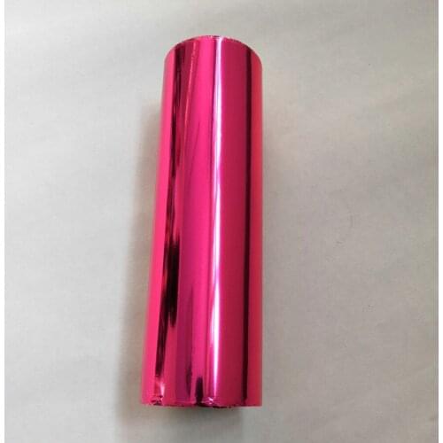 Hot stamping foil metallic light red color 811 hot press on paper card or plastic stamping foil heat stamping film 21cm x 120m