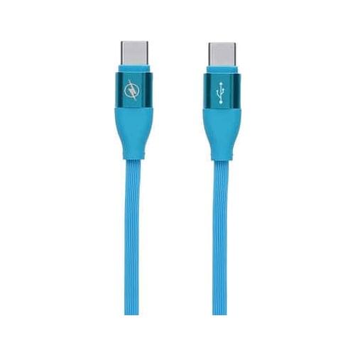 Data / Charger Cable with USB Contact Type C Blue (1,5 m)