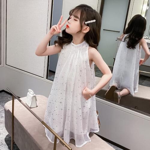 Girls Summer Dress Princess Dresses 2021 New Childrens Clothing 12 Girls Summer Clothes 10 Student Fashion 9 Years Old 8 7 Kids