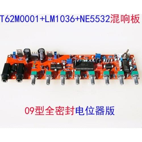 M65831 Upgrade T62M0001A Front Extremely High Bass NE5532+LM1036N Karaoke Reverb KTV Board