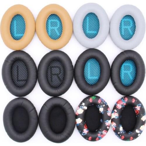 New Replacement Ear Pads Cushion Earmuffs for Bos QC35 QC25 QC15 QC2 AE2 AE2i AE2w Around-Ear 2 Headphones