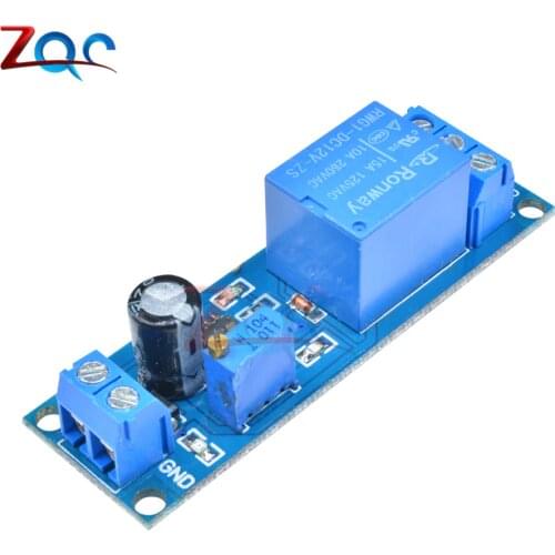 DC 12V NE555 Oscillator Time Delay Relay Board Adjustable 0 to 10 Second Timer Switch Module