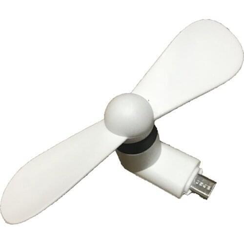 Portable OTG Micro USB Fan Dropshipping Ultra Silent Super Strong Wind Mini Fan for Phone Desktop Laptop 6 Colors Optional 5V CE