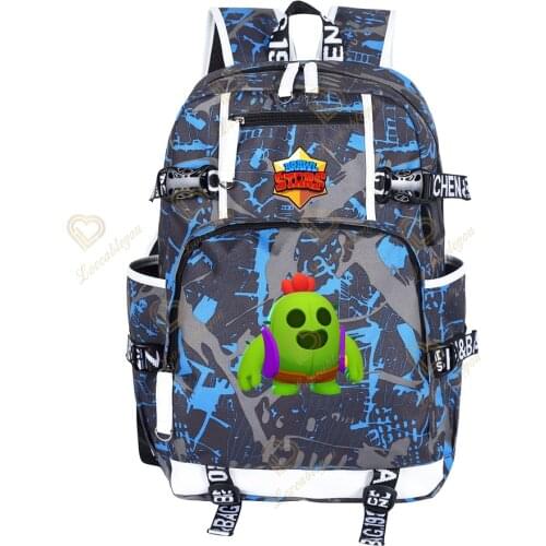 Back To Shcool Spike Backpack 2021 New Game Stars Fashion Backpack Shoulder Bags 3D Print School Bag Mochilas Student Backpack