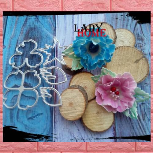 Flower Leaf Frame Metal Cutting Die for Craft Dies Stencils Templates Scrapbooking Embossing Knife Mould Punch Making Cards Dies