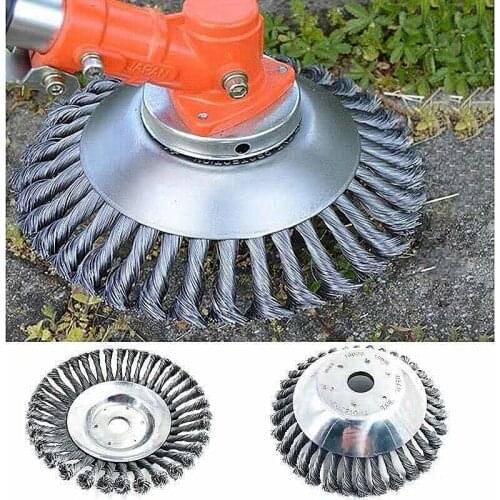 Steel Wire Grass Trimmer Head Rounded Edge Weed Trimmer Head Grass Brush Removal Grass Tray Plate For Lawnmower 2021 NEW