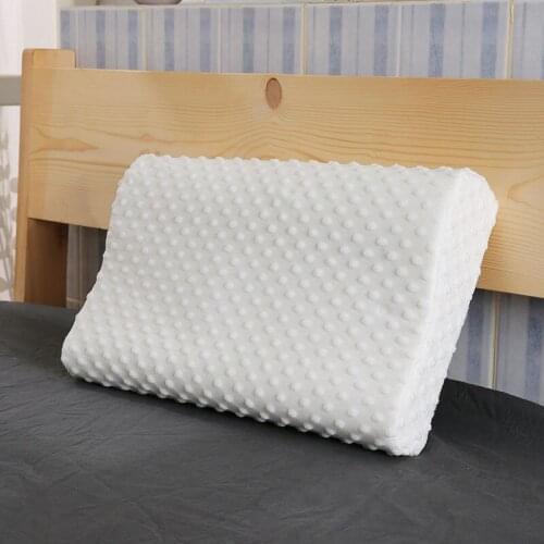 Thailand Imported Natural Latex Rebound Space Pillow Cervical Memory Foam Pillow Single Pillow Removable and Washable F8013