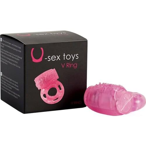 U-body-V-RING, FLEXIBLE vibrator ring for penis or finger. It brings extra pleasure and new sensations, ideal for initiates