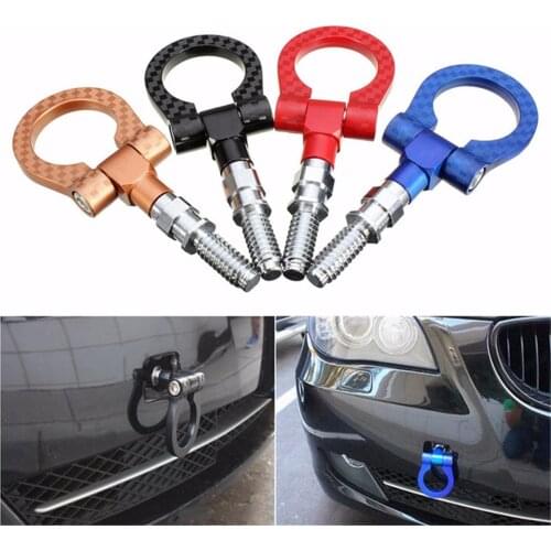 Universal Tow Hook Aluminum Trailer Towing Ring Racing Towbar for BMW E30 E36 E46 E90 E92 F30