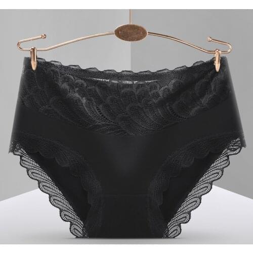3Pcs/Lot Sexy Lace Women Panties High-Elasticity Cotton Underwear Lingerie Feather Underwear Women Panties Sexy Intimates Briefs