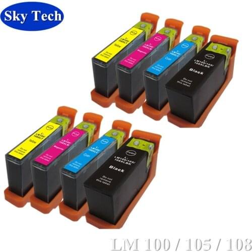 8X Compatible Cartridge For Lexmark LM100 LM105 LM108 , For Lexmark S301 S302 S305 S405 S308 S408 S508 S608 , Pro 205 209 707