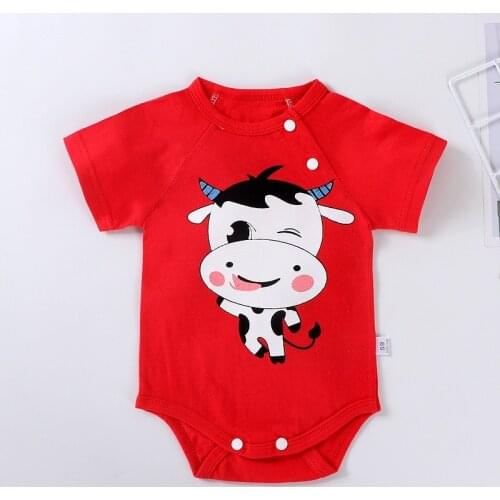Bodysuit Short-sleeved Onesie Newborn Baby 100 % Cotton Crawling Suit Baby Girl Clothes Infantil Summer Clothes