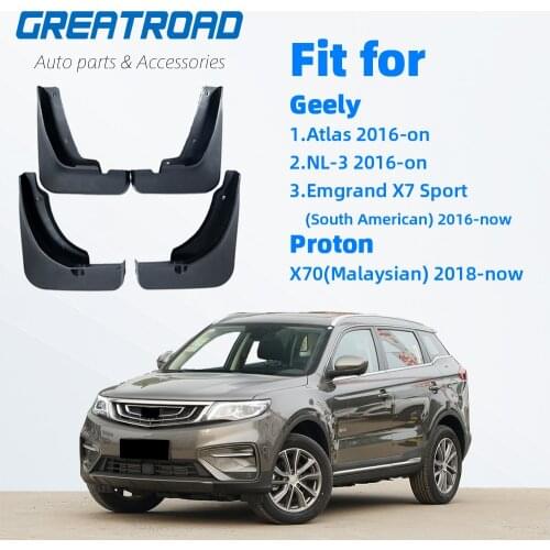 For Geely Atlas Boyue Emgrand X7 Sport Proton X70 NL-3 2016 2017 2018 2019 Fender Mudguard Mud Flaps Guard Splash Flap Mudguards