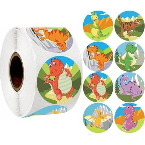 Jurassic World Jungle Sticker Decor Dinosaur Party Stickers Dino Paper Sealing Sticker for Kids Boy Birthday Party Decoration