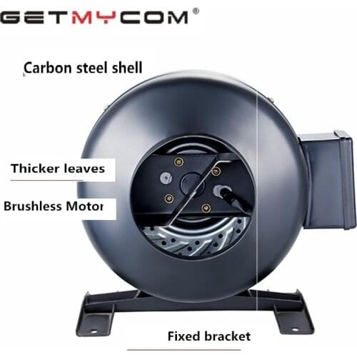 Getmycom GDF100/125/150/160/200/250/315 Brushless Motor 220V Industrial cooling fan Circular Coaxial Pipe Centrifugal Fan Blower