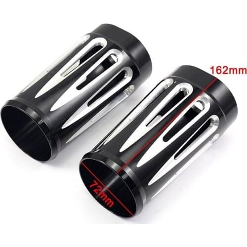 For motorcycles Touring Parts Edge Fork Boot Slider Cover Cow Bell For motorcycles FLHR FLHT 1986-2014 FLHX 2006-2014