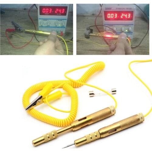 DC 6V-12V Auto Car Electrical Voltage Tester Pen Automotive Car Light Lamp Test Electric Test Pencil Detector Tester