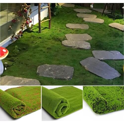 Artificial Turf Grass Fake Moss Micro Landscape Home Decor Grass Carpet Artificial Plants Farmhouse garden Decorations