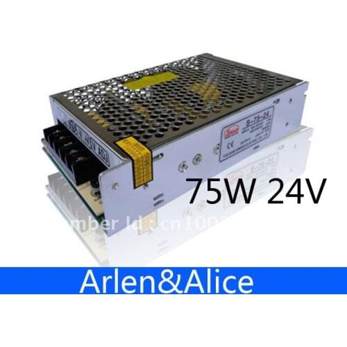 75W 24V Single Output Switching power supply for LED Strip light