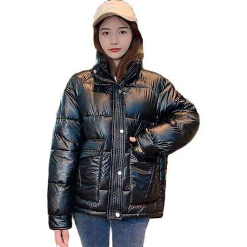 Korean Fashion Winter Jacket 2021 Women Warm Down Cotton Parkas Plus Size Casual Parkas Korean Loose Short Coat Oversize Outwear