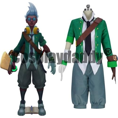 LOL The Boy Who Shattered Time Academy Ekko Uniform Outfit Cosplay Costume S002