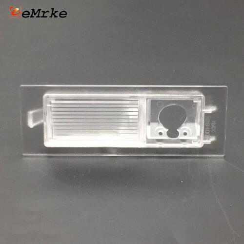 EEMRKE Car Rearview Camera Bracket License Plate Lights Housing Mount for Fiat Tipo fog Fiat Egea 2015 2016 2017 2018