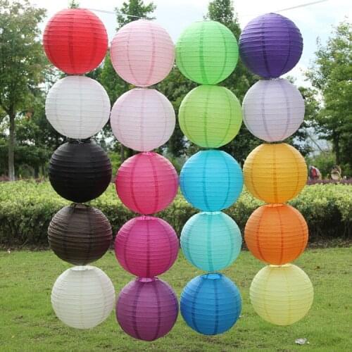 4 inch 10cm Round Chinese Paper Lantern Balls for Birthday Wedding Christmas Party Decorations Gift Craft DIY Lampion Papier