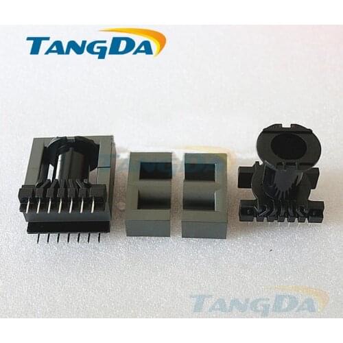 Tangda EC4215 EC42*15 core Bobbin magnetic core+skeleton soft magnetism ferrites magnetic 7+7pin Transformers PC40 ertical EC42