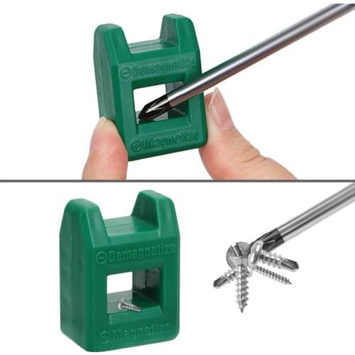 Mini 2 in 1 Screwdriver Tool Porcelain Demagnetizer Magnetizer Degausser Powerful Quickly Porcelain