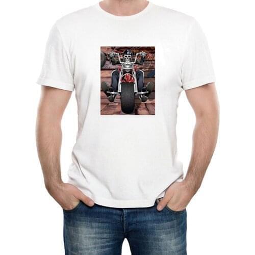 2019 New Motorcycle Skull 3dT-Shirt Men Women Fashion Hip Hop T-Shirt Streetwear Pullover T Shirt Camisetas Hombre Tops Tees