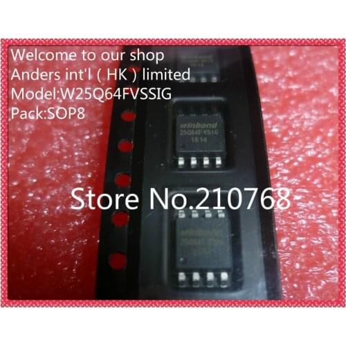 100% new original W25Q64FVSSIG W25Q64FVSIG 25Q64FVSSIG 25Q64FVSIG W25Q64 25Q64 SOP8