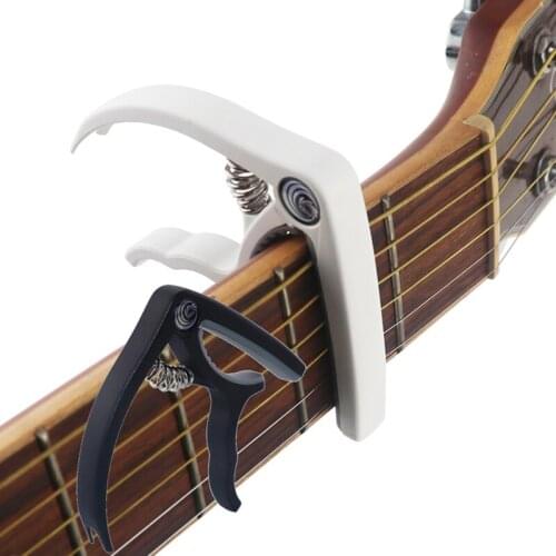 New Universal Guitar Capo Quick Change Clamp Key Metal Acoustic Classic Guitar Capo Guitar Parts Guitar Accessories Wholesale