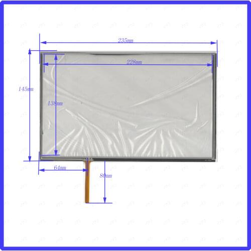 Wholesale 5PCS/Lot 235*145mm 10.1inch 4lines resistance screen this is compatible 235mm*145mm