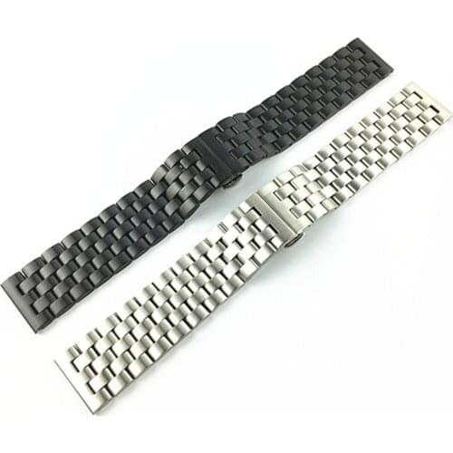 Stainless Steel Watch Band Bracelet 18 20 22 24mm Solid Stainless Steel Watchbands Strap Accessories women watches