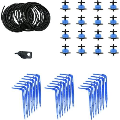 Greenhouse Drip Irrigation 2L/4L/8L 2-way Drip Arrow kit Garden Irrigation system Potted plants Watering kit 20 Sets