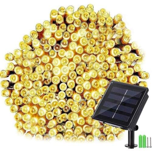 22M 200LED Solar Fairy Lights String Waterproof Solar Power Christmas Light Outdoor Garden LED Solar Lamp Holiday Decor Lighting