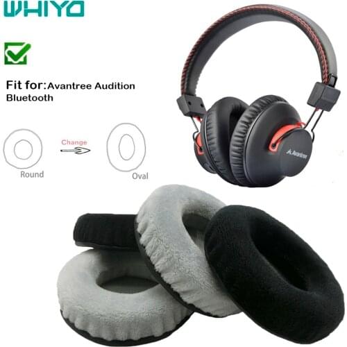 WHIYO 1 Pair of Ear Pads for Avantree Audition Bluetooth Headset Earpads Earmuff Cover Cushion Replacement Cups