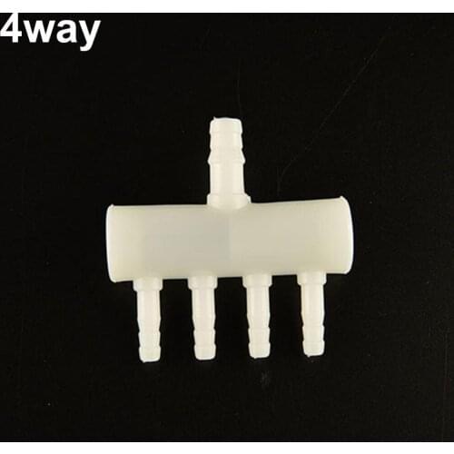 1 Pc 4 6 8 10 Plastic Ways 4mm Aquarium Fish Tank Plastic Air Flow Valve Splitter Kit Small Addition Of Oxygen Aquarium Supplies