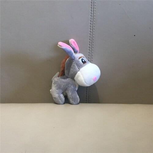 13CM Cotton Stuffed Plush Toys Cute Donkey Pendant Doll Gifts Birthday Wedding Party Decoration