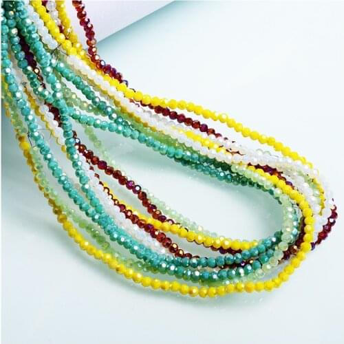 2mm AB Color Beads Faceted Round Beads for Jewelry Making