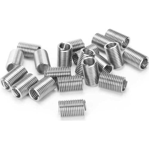 20Pcs Thread Inserts Male Female Reducing Nut Repair Tool Stainless Steel M1/12 Thread Inserts