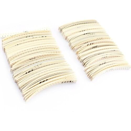 2000pcs 10 ohm-910K ohm 1206 SMD Resistor Kit Assorted set 5% 80values*25pcs SMD Resistors 10K 470/100/680 ohm resistance pack