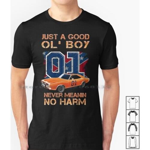 Good Ol Boy School Of Hazzard 210 T Shirt 100% Cotton Driving Bo Luke Hazzard County Boys