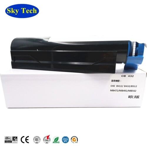[7K Page yield] Remanufactured Toner B432 For OKI B412dn B432dn B512dn MB472dnw MB492dn MB562W etc